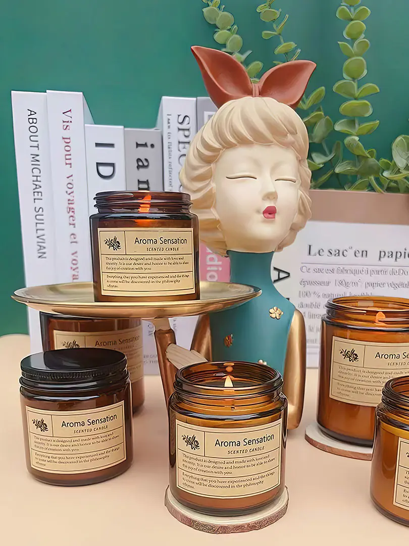 Romantiske og langtidsholdbare aromaterapilys til hjemmebrug