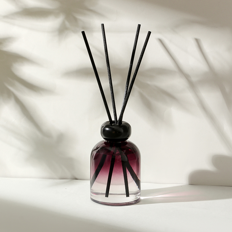 L1100B Rød gradient glasflaske reed diffuser