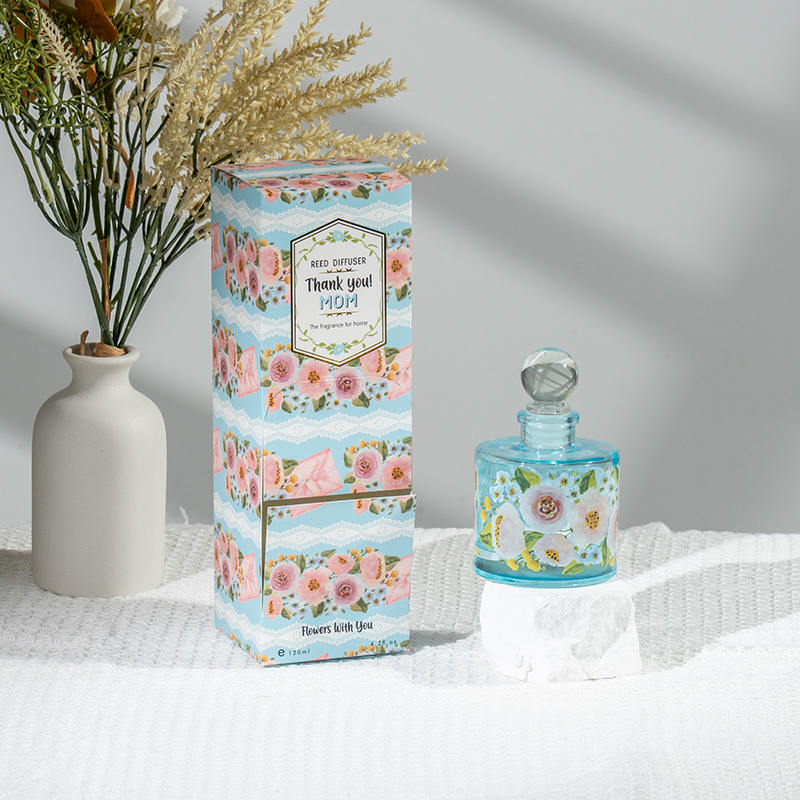 Mors-dags elegant rund diffusor i glasflaske