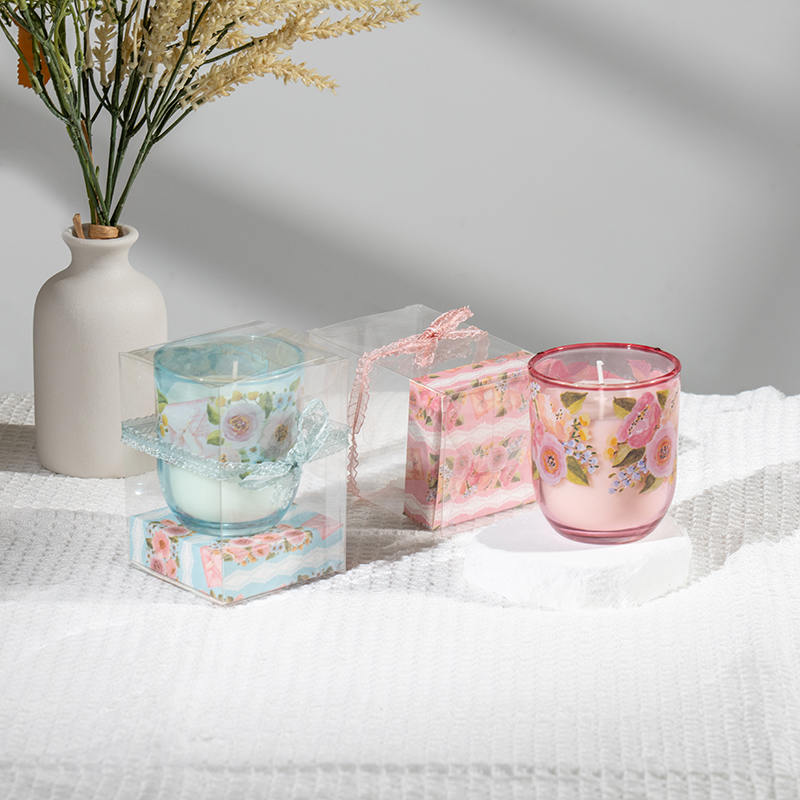 Mors dag rund glaskop duftlys - Øko-sojalysproducent