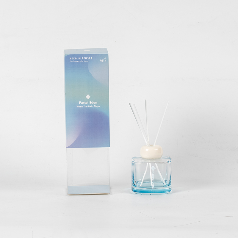 Firkantet parfumeflaske i klart glas reed diffuser-aroma diffuser fabrik