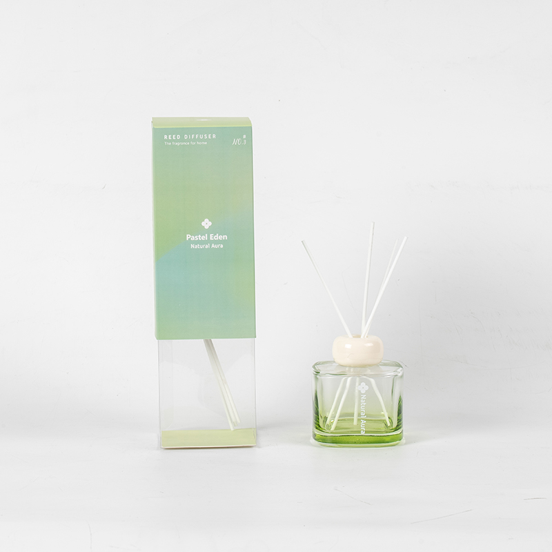 Firkantet parfumeflaske i klart glas reed diffuser-aroma diffuser fabrik