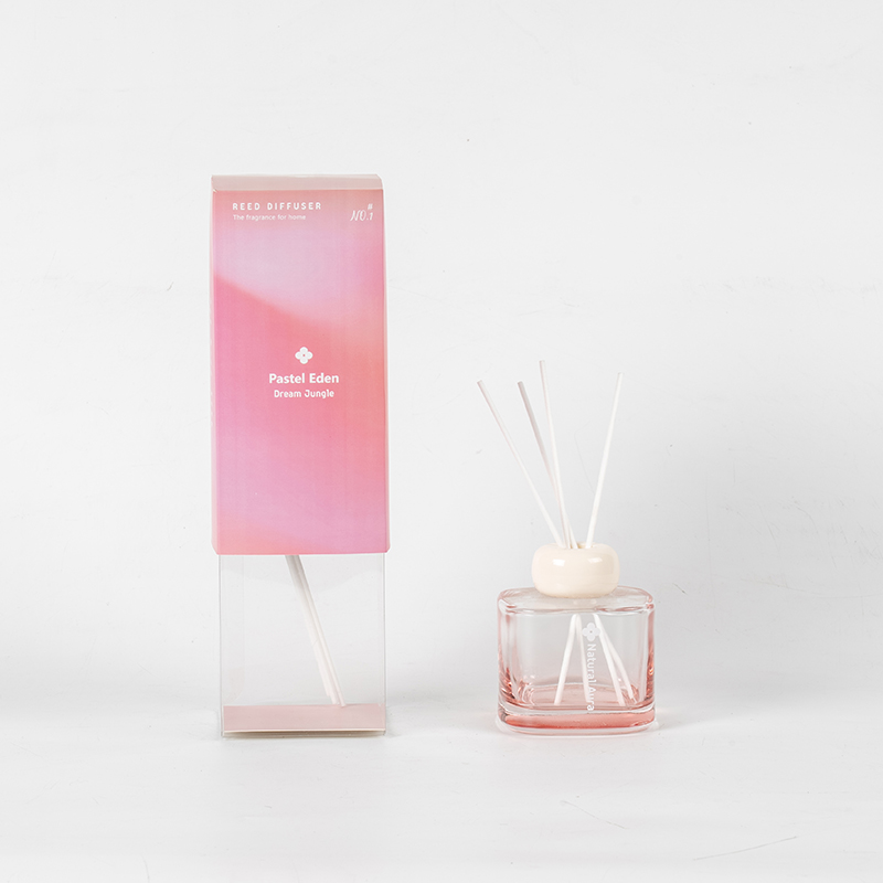 Firkantet parfumeflaske i klart glas reed diffuser-aroma diffuser fabrik