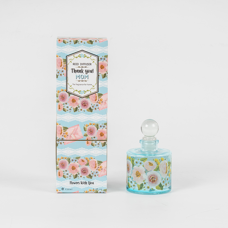 Mors-dags elegant rund diffusor i glasflaske